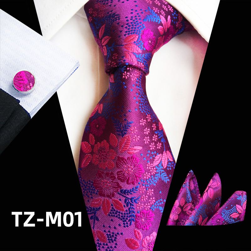 2022 Mænds Slipslomme Firkantet Manchet I Tre Dele Slips Herre