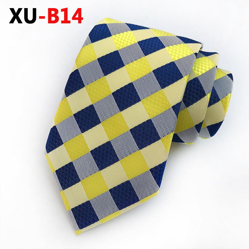 Klassisk Slips Mænds Polyester Jacquard Striber