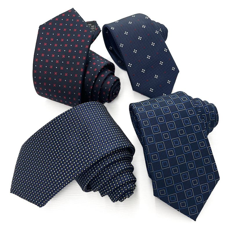 Polyester Red Dot Tie Print Herre Slips
