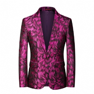 Herremodedragter Personlighed Ydeevne Små Jakkesæt Business Casual Til Mænd