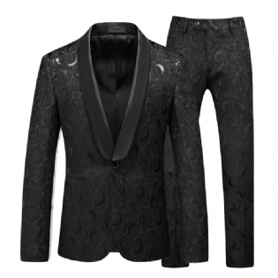 Bryllupspræget Jakkesæt Business Casual Todelt Til Mænd